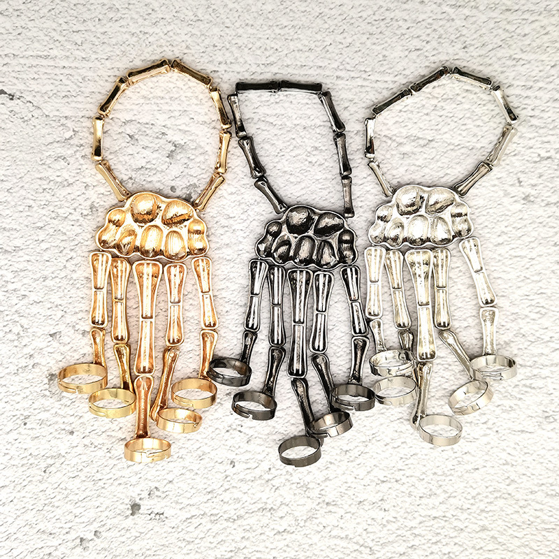 Ghost Hand Skull Bracelet