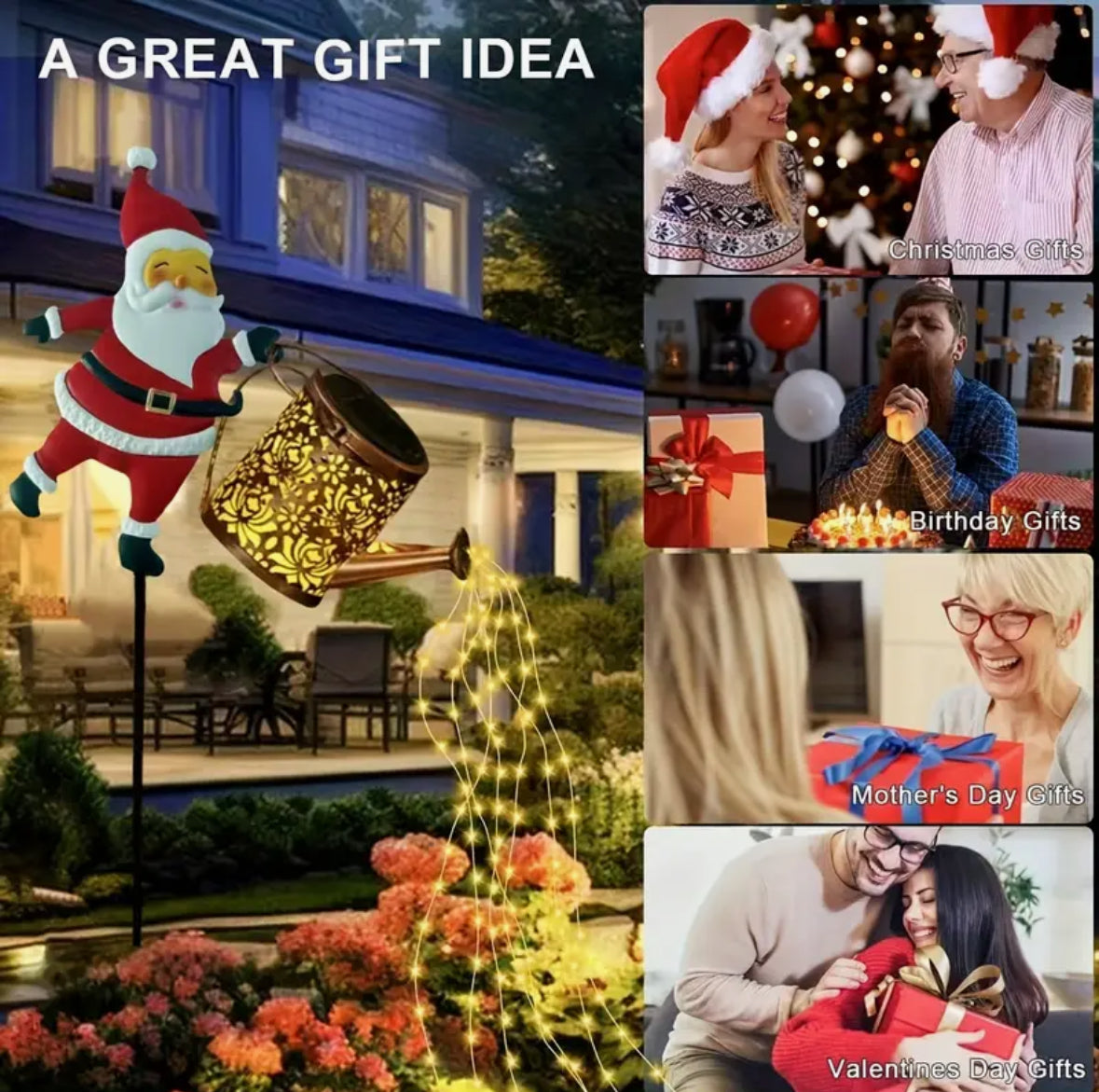 The Santa Cascade LED Garden Light