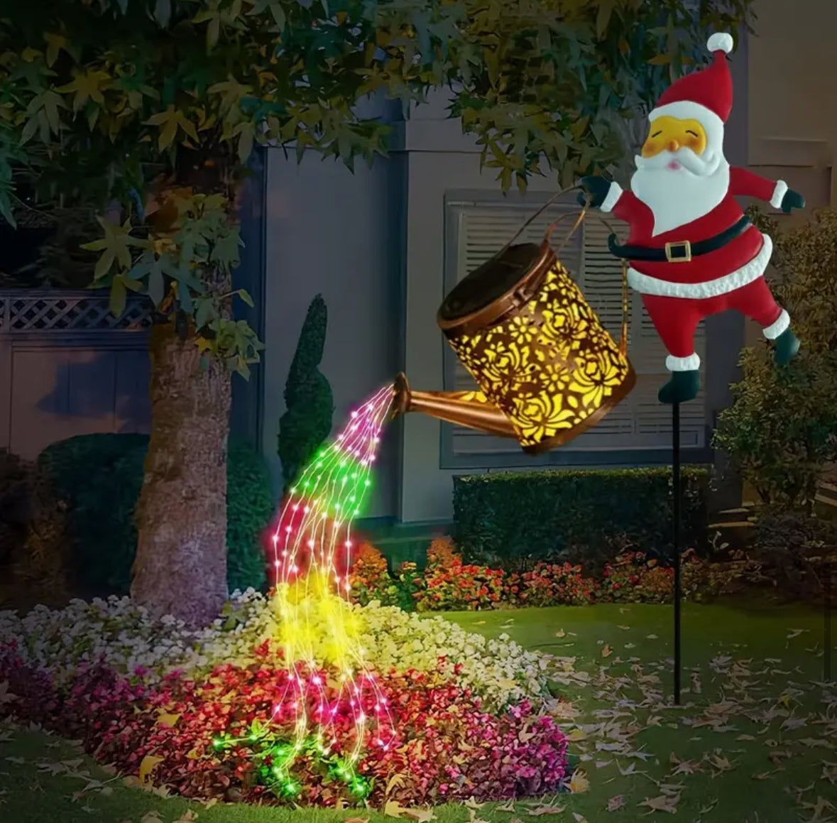 The Santa Cascade LED Garden Light