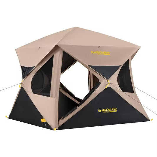The Ultimate All-Season Instant Hub Tent – 4 Person Capacity (Setup in 60 Seconds)